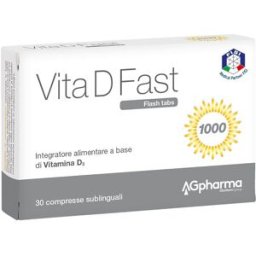 DICOFARM SpA Vita D Fast 30 Compresse - Integratore Alimentare