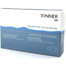 GANASSINI HEALTH CARE Tonimer Eyes Salviettine Oftalmiche 16 Pezzi