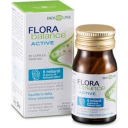 BIOS LINE Florabalance Active 30 Capsule - Integratore Flora Batterica Intestinale