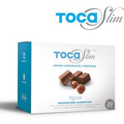 PH SHOP Tocaslim Gusto Cioccolato e Nocciola 20 Bustine - Integratore Dimagrante