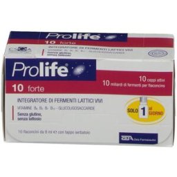 ZETA FARMACEUTICI PROMO ProLife 10 Forte 10 Flaconcini - Integratore Fermenti Lattici Vivi