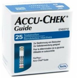 ROCHE DIAGN D.CARE Accu-Chek Guide Strisce Reattive Glicemia 25 Pezzi