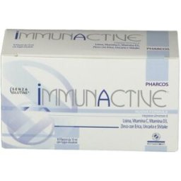 BIONATIVA SpA Pharcos Immunactive 15 Fiale - Integratore Sistema Immunitario