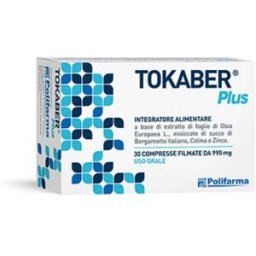POLIFARMA SpA Tokaber Plus 30 Compresse - Integratore per il Colesterolo