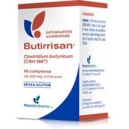 PHARMEXTRACTA SpA Butirrisan 90 compresse - Integratore Alimentare