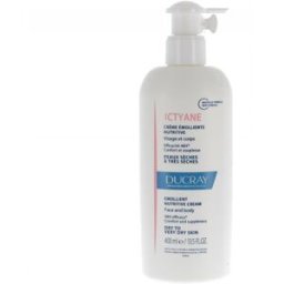 PIERRE FABRE Ducray Ictyane Crema Emolliente Nutritiva Pelle Secca e Molto Secca 400 ml