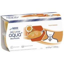 PRODOTTI FMC Resource Aqua Bevanda Gelificata Arancia 4 x 125 grammi