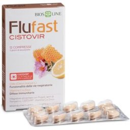 BIOS LINE SpA Apix Propoli Flufast Urto 12 Compresse - Integratore Alimentare