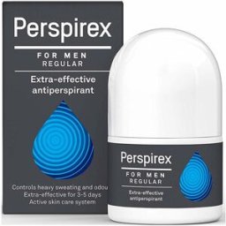 DIFAR DUE Perspirex For Men Regular Deodorante Antitraspirante Roll-On 20 ml