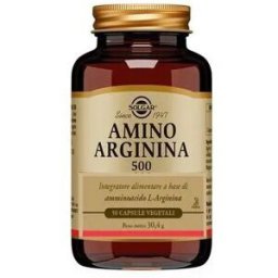 SOLGAR IT. MULTINUTRIENT SpA Solgar Amino Arginina 500 50 capsule - Integratore Alimentare