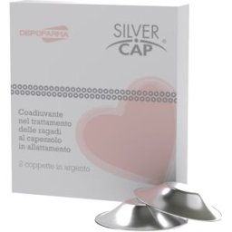 DEPOFARMA SpA Silver Cap Coppette Copricapezzoli in Argento 2 Pezzi