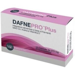 S&R FARMACEUTICI SpA Dafnepro Plus 15 Capsule - Integratore Fermenti Lattici