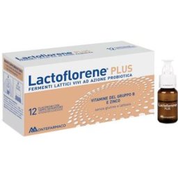 MONTEFARMACO SPA Lactoflorene Plus 12 Flaconcini - Integratore Fermenti Lattici
