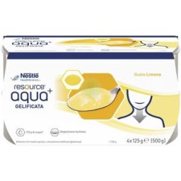 PRODOTTI FMC BRV Resource Aqua Bevanda Gelificata Limone 4 x 125 grammi
