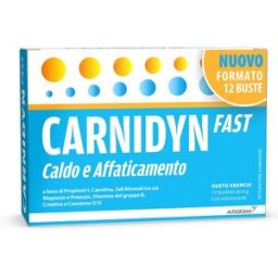 ALFASIGMA SPA CHC NO RX Carnidyn Fast Caldo e Affaticamento 12 Buste - Integratore Vitamine e Sali Minerali
