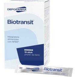 DEPOFARMA SpA Biotransit 15 Stick 15 ml - Integratore Alimentare