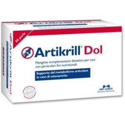 NBF LANES VET Artikrill Dol Cane 60 Perle - Mangime Complementare per Osteoartrite