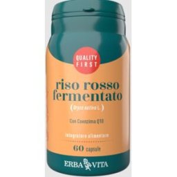 ERBA VITA Erbavita Riso Rosso Fermentato 60 capsule - Integratore Controllo Colesterolo