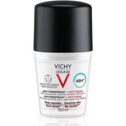 L'OREAL VICHY Vichy Homme Deodorante Roll-On Anti-macchie 48h Pelle Sensibile 50 ml