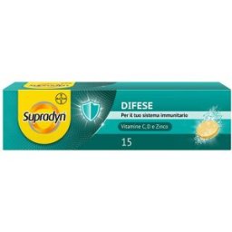 BAYER SPA CH Supradyn Difese Integratore Difese Immunitarie 15 Compresse Effervescenti