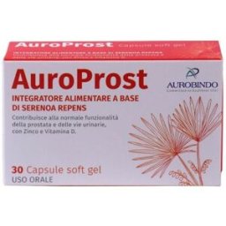 AUROBINDO ETICO Auroprost 30 Capsule - Integratore Prostata e Vie Urinarie