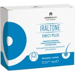 DIFA COOPER SpA Dieci Plus 20 Bustine - Integratore Pelle Unghie e Capelli