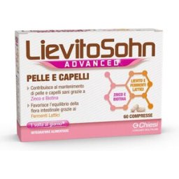 CHIESI FARMACEUTICI SpA Lievitosohn Advanced 60 Compresse - Integratore Pelle e Capelli
