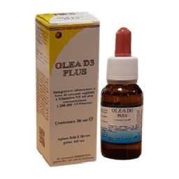 HERBOPLANET Olea D3 Plus Gocce 20 ml - Integratore Alimentare