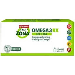 ENERVIT SpA Enerzona Omega 3RX 5 Flaconcini - Integratore di Acidi Grassi