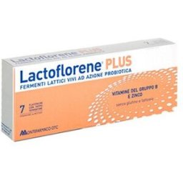 MONTEFARMACO SPA Lactoflorene Plus 7 Flaconcini - Integratore Alimentare Fermenti Lattici