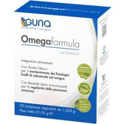 GUNA SpA Omegaformula 30 compresse - Integratore Controllo Colesterolo e Pressione Arteriosa