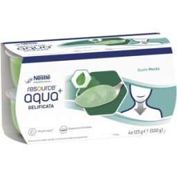 PRODOTTI FMC BRV Resource Aqua Bevanda Gelificata Menta 4 x 125 grammi