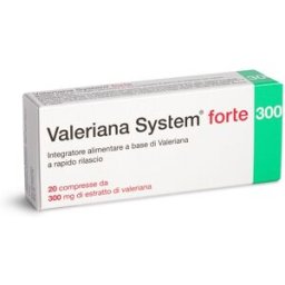 FIDIA FARMACEUTICI Valeriana System Forte 20 Compresse - Integratore Alimentare
