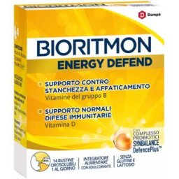 DOMPE' FARMACEUTICI SpA Bioritmon Energy Defend 14 Bustine - Integratore Difese Immunitarie