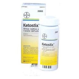 ASCENSIA DIAGN Ketostix Strisce Reattive Corpi Chetonici Urina 50 pezzi