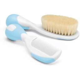 Chicco Spazzola e Pettine Azzurro Neonati