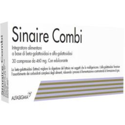 ALFASIGMA SpA Sinaire Combi 30 Compresse - Integratore di Enzimi
