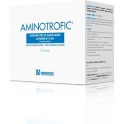 ERREKAPPA EUROTERAPICI Aminotrofic 30 Bustine - Integratore di Aminoacidi con Vitamine B1 e B6