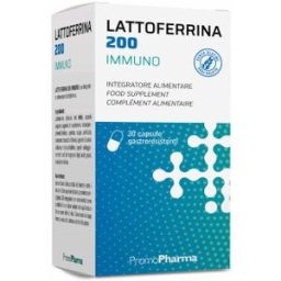 PROMO PHARMA Lattoferrina 200 30 Capsule PromoPharma - Integratore Difese Immunitarie
