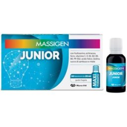 MARCO VITI SPA Massigen Junior Viti 10 Flaconcini 25 ml - Integratore Alimentare