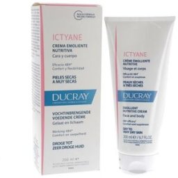 PIERRE FABRE Ducray Ictyane Crema Emolliente Nutritiva Pelle Secca e Molto Secca 200 ml