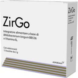 ALFASIGMA SPA NO RX ZirGo Fermenti Lattici 12 Bustine - Integratore Alimentare