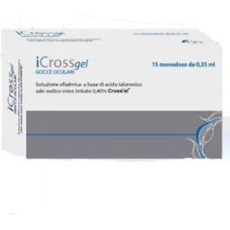 OFF HEALTH SPA iCross Gel Gocce Oculari Lubrificanti 15 Flaconcini Monodose