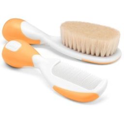 Chicco Spazzola e Pettine Arancio Neonati