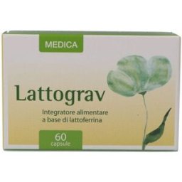 MEDICA Sas Lattograv 60 Capsule - Integratore Alimentare di Lattoferrina