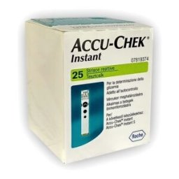ROCHE DIAGN D.CARE Accu-Chek Instant 25 Strisce Reattive per il controllo della Glicemia