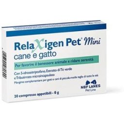 NBF LANES VET Relaxigen Pet Mini 20 Compresse - Integratore Veterinario
