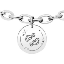 HappyTag Bracciale Donna Segno Zodiacale Pesci Gioiello Zodiaco HTZOD-12