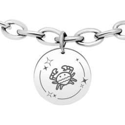 HappyTag Bracciale Donna Segno Zodiacale Cancro Gioiello Zodiaco HTZOD-02