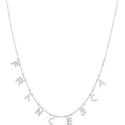 GioiaPura Collana Donna Gioiello Nominum Argento 925 Nome Francesca GYXCAZ0016-3